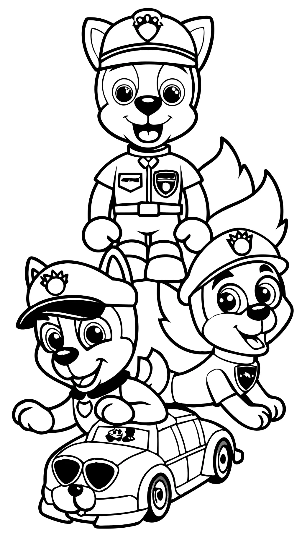 coloriages sans patrouille PAW